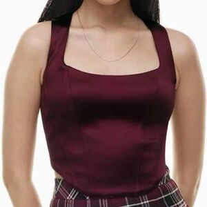 Aritzia Shiloh Bustier Crop Top